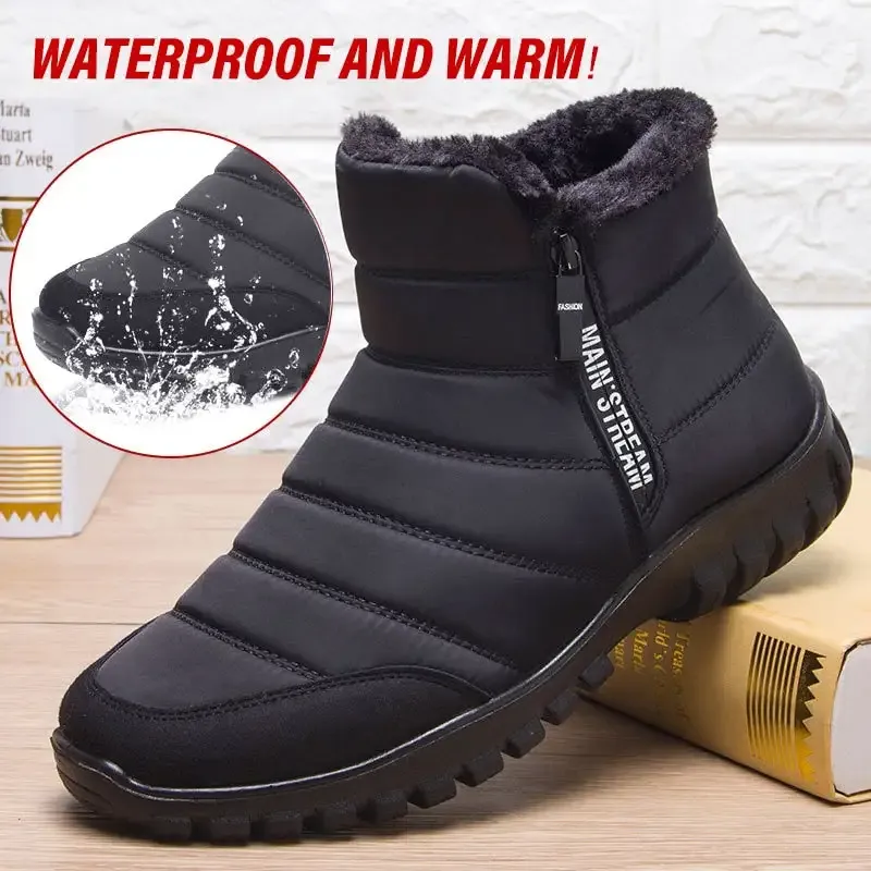 2023 Unisex-Winterstiefeletten – Reißverschlussstiefel für den Winter