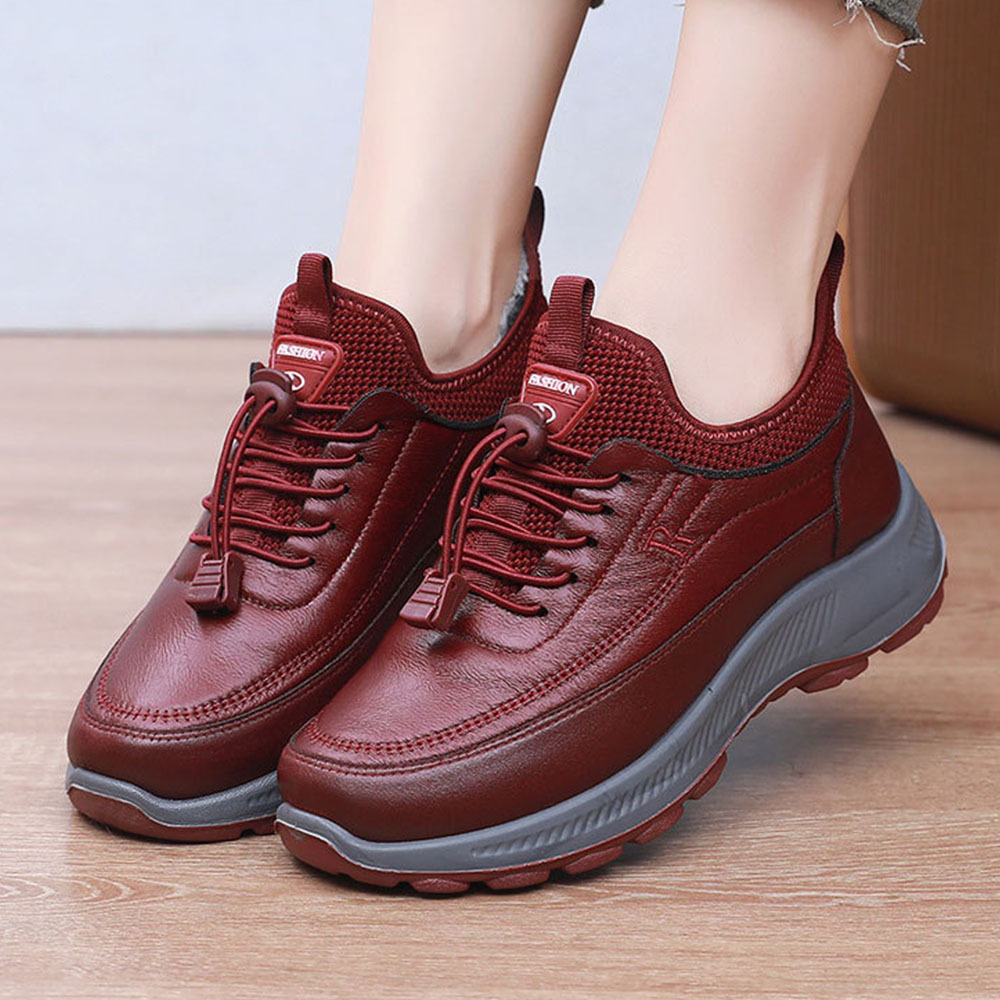 Winter-Damen-Schuhe aus samtverdickter weicher Sohle aus warmer Baumwolle