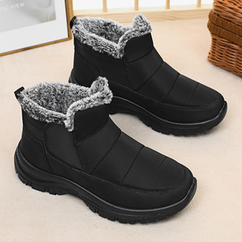 Winterliche kurze warme Schneestiefel für Damen und Herren