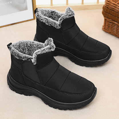 Winterliche kurze warme Schneestiefel für Damen und Herren