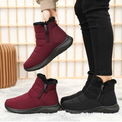 Winterwarme High-Top-Schuhe aus verdickter Samtbaumwolle für Männer und Frauen
