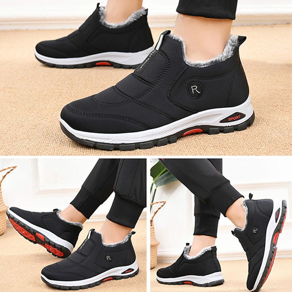 Warme Fleece-Schneestiefel