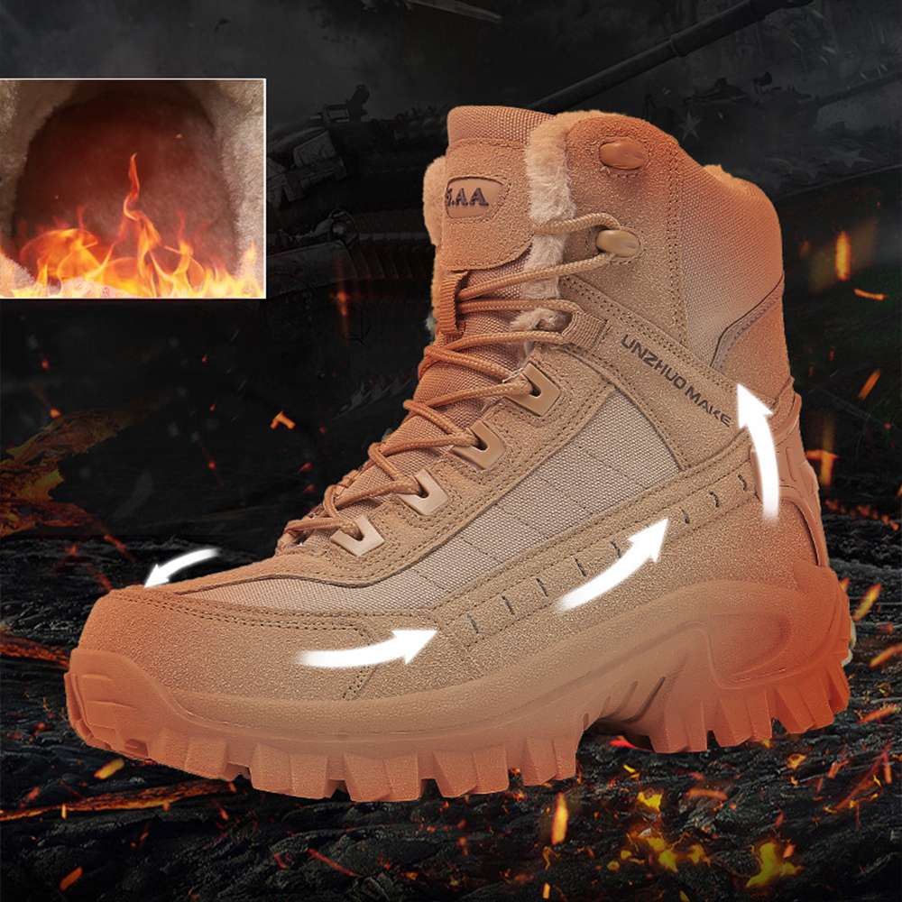 Neue Outdoor-Fleece-Trainingsstiefel für Herren