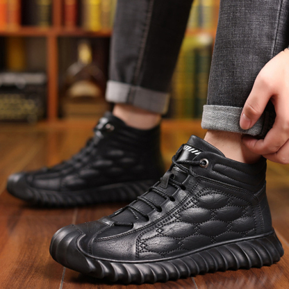 Warme Herren-Schneeschuhe aus Fleece für den Winter