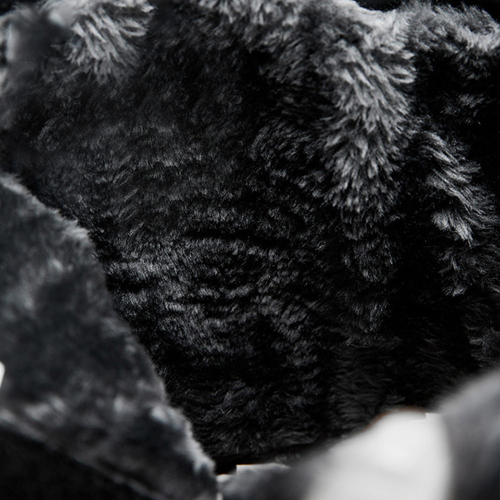 Hoher, dicker und warmer Fleece-Schneestiefel