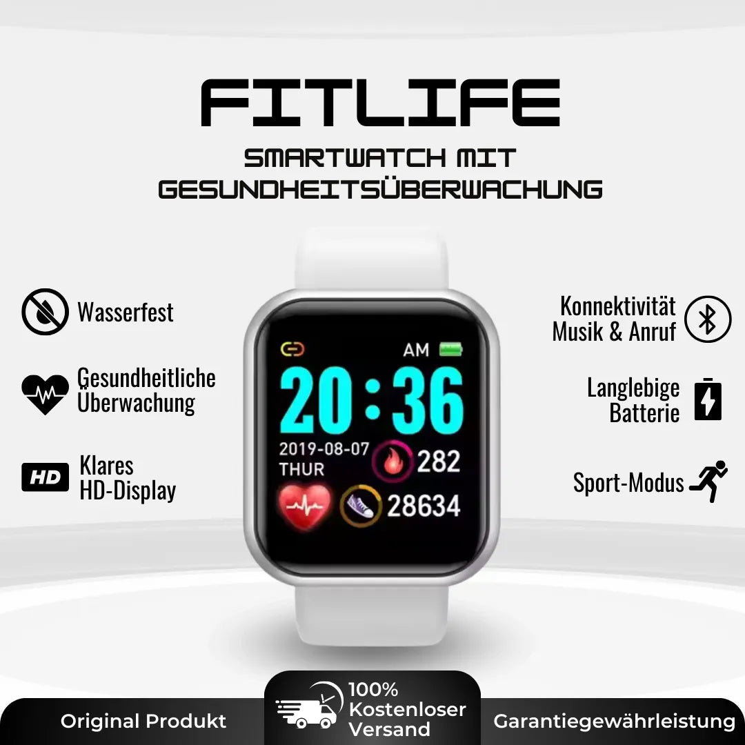 FitLife - Gesundheits u.-Fitness -Smartwatch (2025)