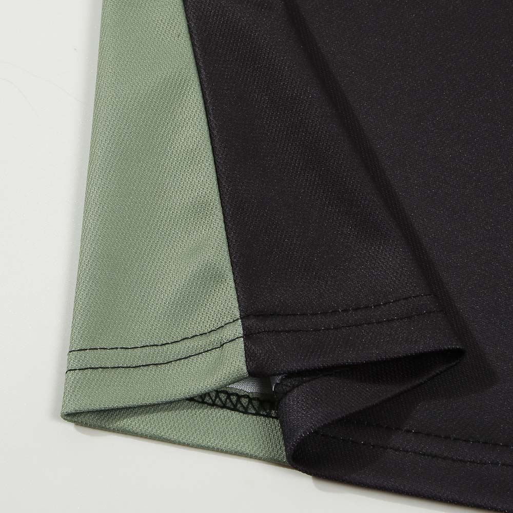 Therling Kurzarm-Poloshirt für Herren mit Farbblock-Streifen und Revers