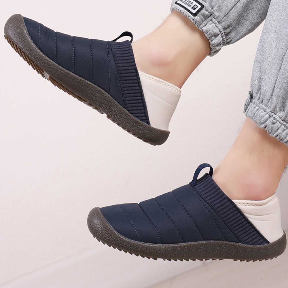 Plüschpantoffeln mit variablen Baumwollschuhen