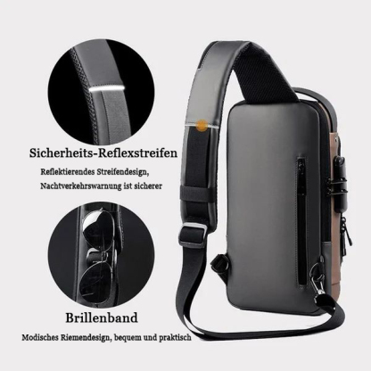 Sport-Sling mit USB-Aufladung Anti-Diebstahl-Schultertasche (Kaufen Sie 2 versandkostenfrei)