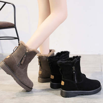 Neue, lässige, verdickte warme Damenstiefel für den Winter