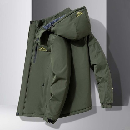  Neue winterliche Herren-Samtverdickungsjacke