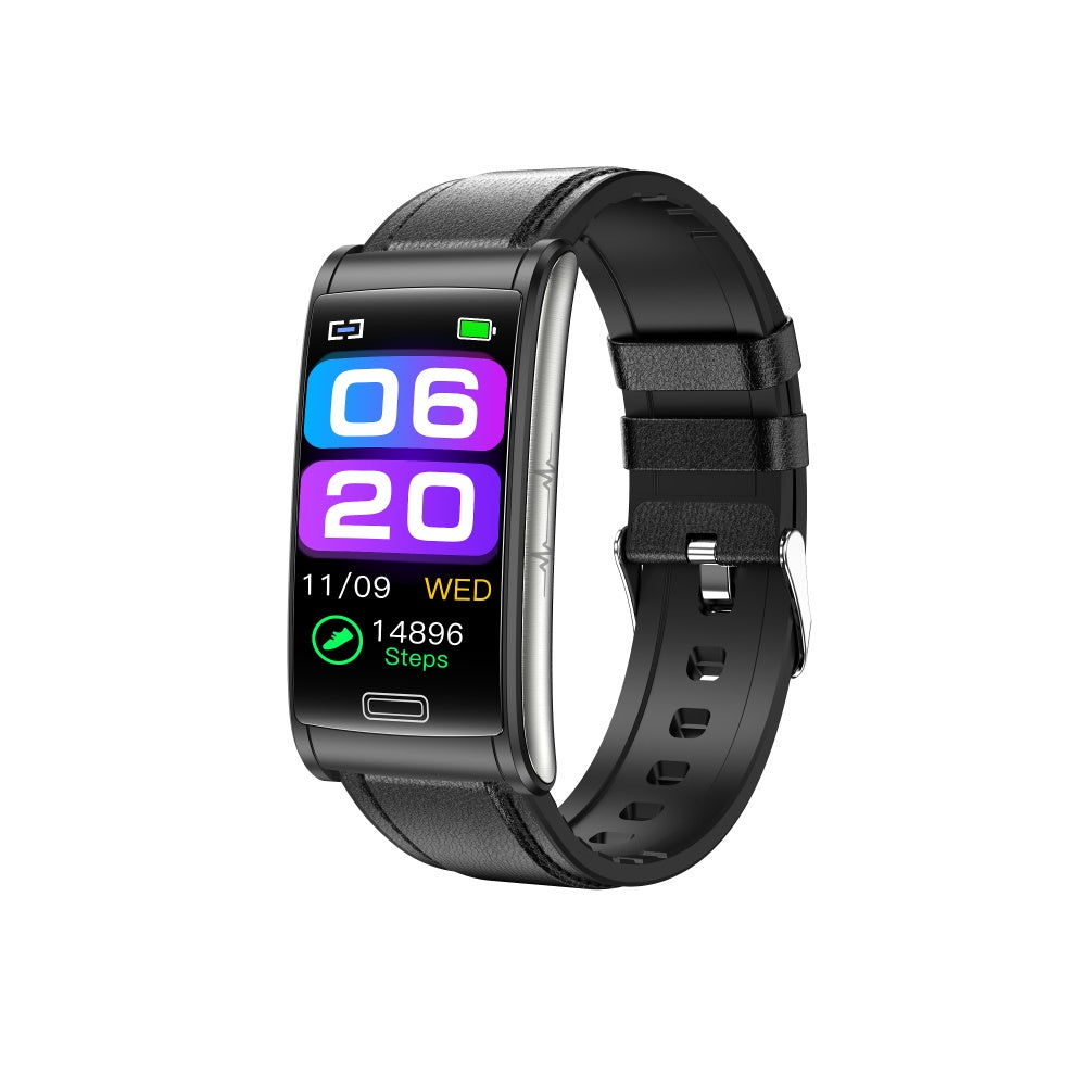 BCBEARSCOME BCE600 3-Kanal-EKG HRV Blutzucker Blutdruck Blutsauerstoff Schlaferkennung HD Bluetooth Smart Armband