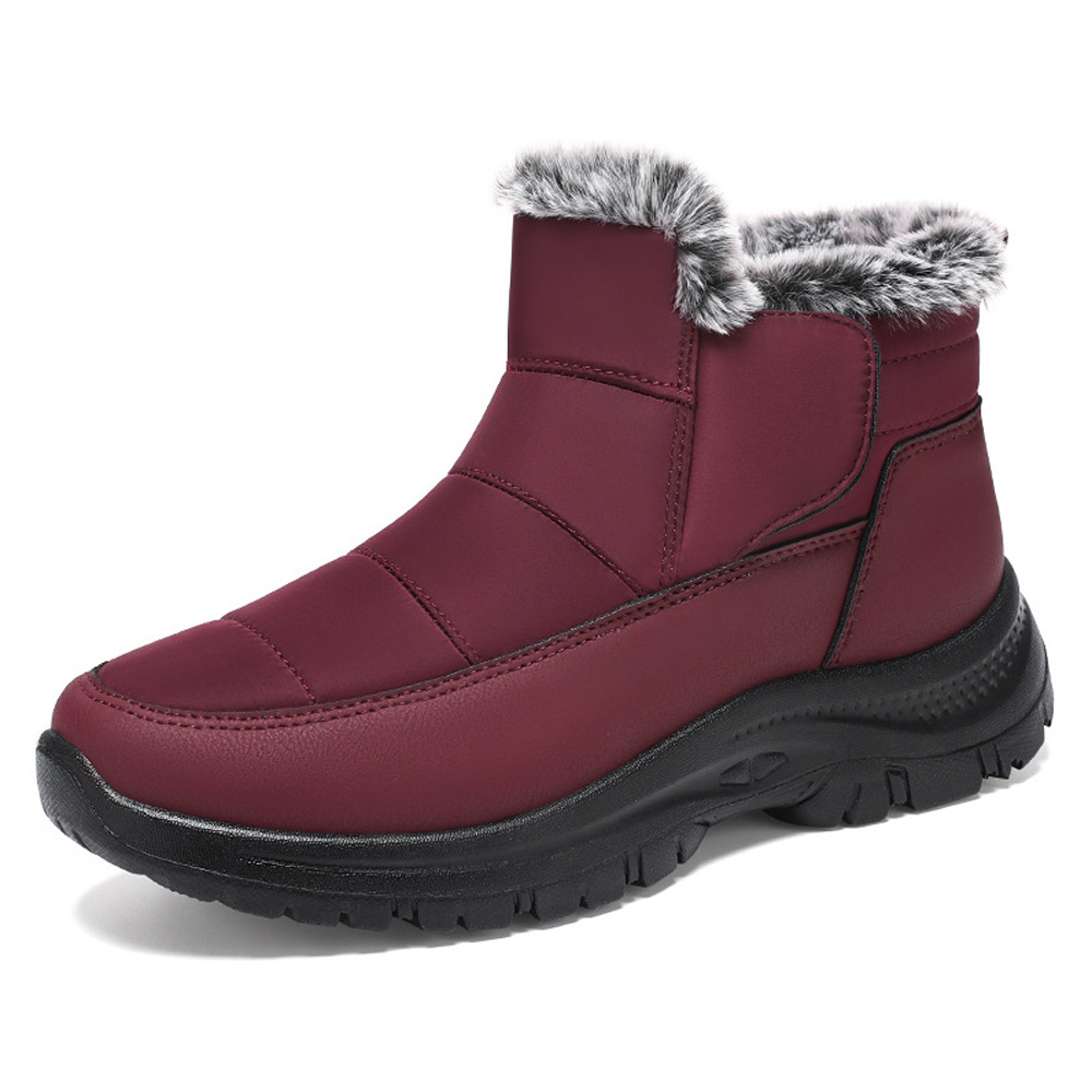 Winterliche kurze warme Schneestiefel für Damen und Herren