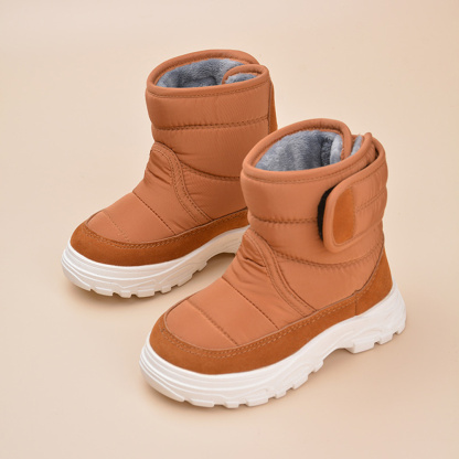 Warme Kinder-Schneestiefel mit weicher Sohle