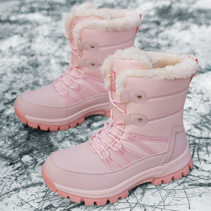 Windfeste, hohe Outdoor-Schneestiefel für Damen