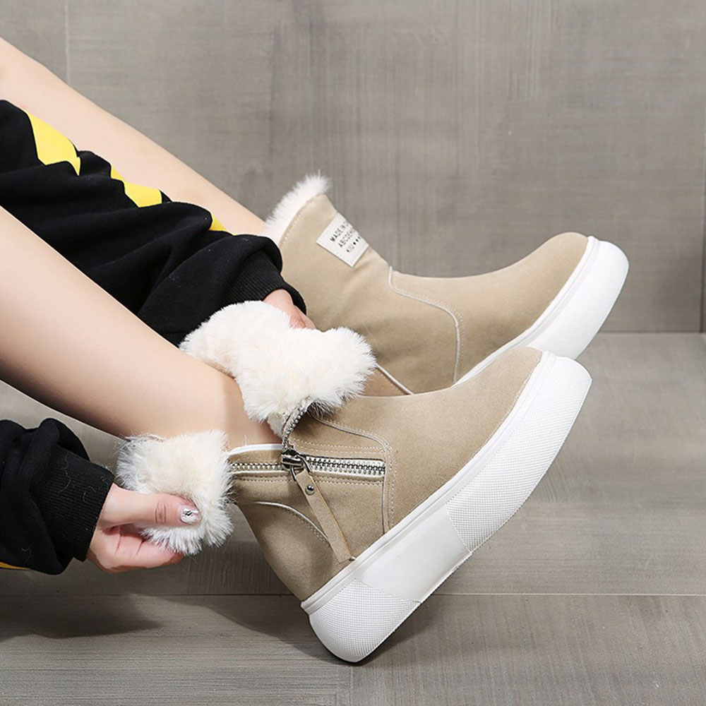 Winterstiefel für Damen mit dicker Sohle