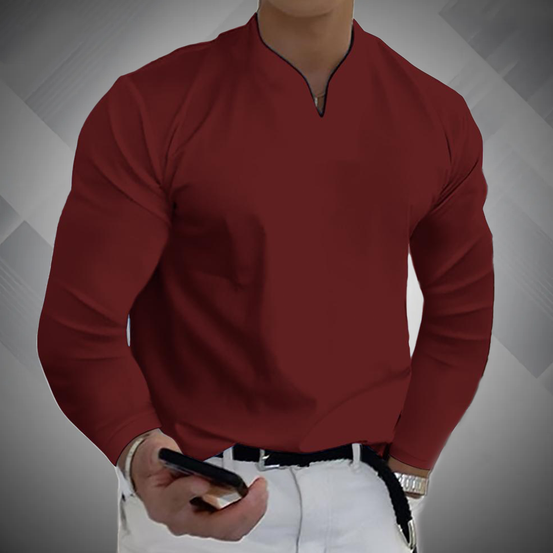 🎉Weihnachten Specials-Merrick | Stilvolles Langarm-T-Shirt