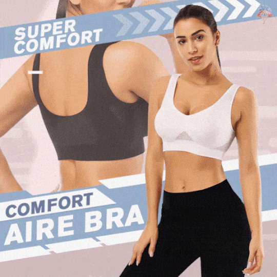 Nahtloser Kabelloser Atmungsaktiver Cool Liftup Air-Sport-BH aus Netzstoff in großer Größe für Damen