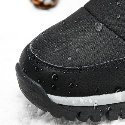 Hoher, dicker und warmer Fleece-Schneestiefel