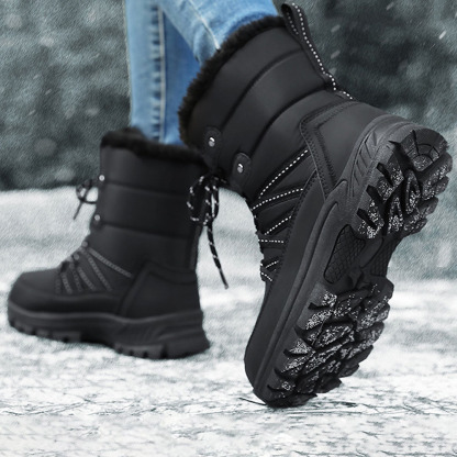 Windfeste, hohe Outdoor-Schneestiefel für Damen