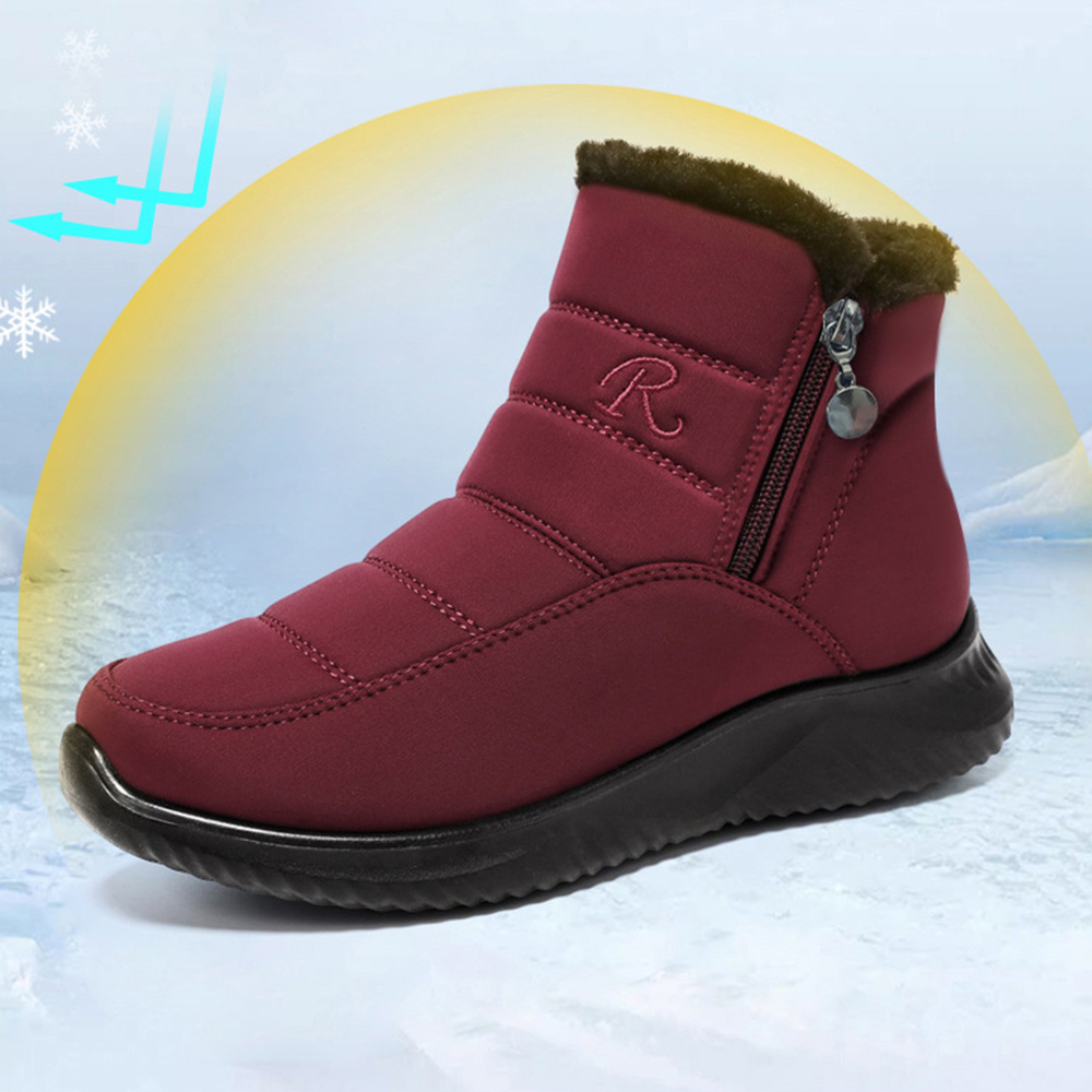 Winterwarme High-Top-Schuhe aus verdickter Samtbaumwolle für Männer und Frauen