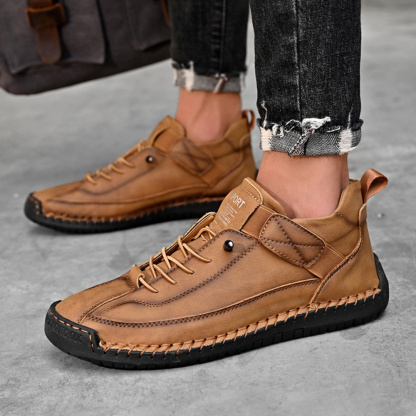 Outdoor-Freizeitstiefel aus Leder für Herren