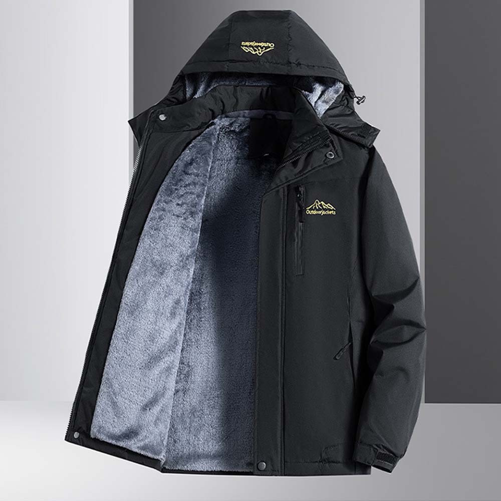 Neue winterliche Herren-Samtverdickungsjacke