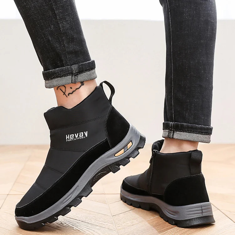 Wintermode warme wasserdichte Herren-Schneestiefel