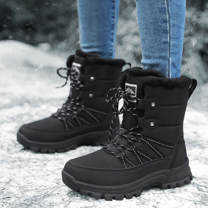 Windfeste, hohe Outdoor-Schneestiefel für Damen