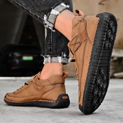 Outdoor-Freizeitstiefel aus Leder für Herren