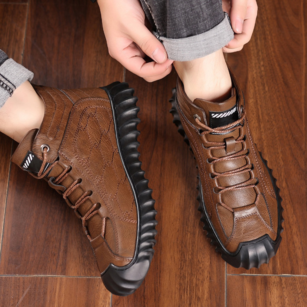 Warme Herren-Schneeschuhe aus Fleece für den Winter