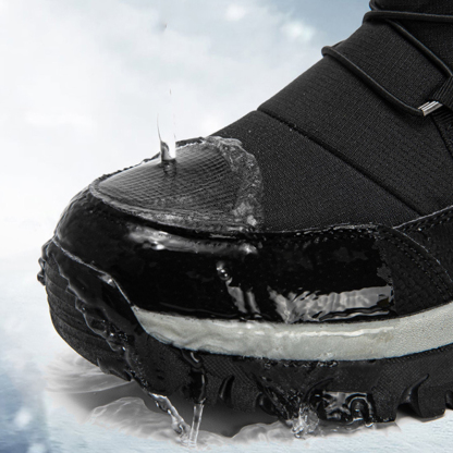 Hoher, dicker und warmer Fleece-Schneestiefel