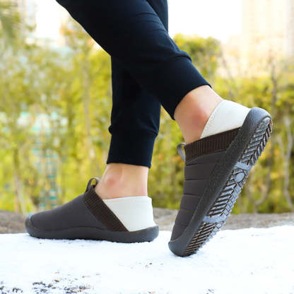 Plüschpantoffeln mit variablen Baumwollschuhen