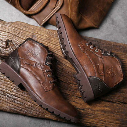 Herbst Winter Herren Retro warme Stiefel