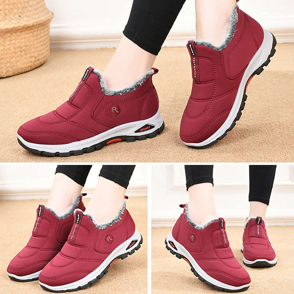 Warme Fleece-Schneestiefel