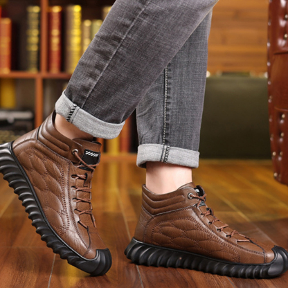 Warme Herren-Schneeschuhe aus Fleece für den Winter