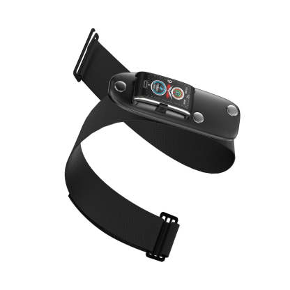 Weatsde Smart Armband 3-Kanal-EKG Blutdruck Blutsauerstoff Blutzucker Schlaferkennung