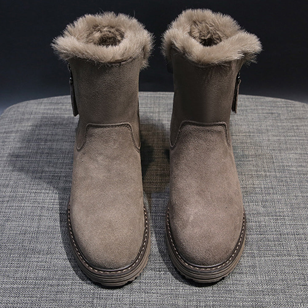 Neue, lässige, verdickte warme Damenstiefel für den Winter