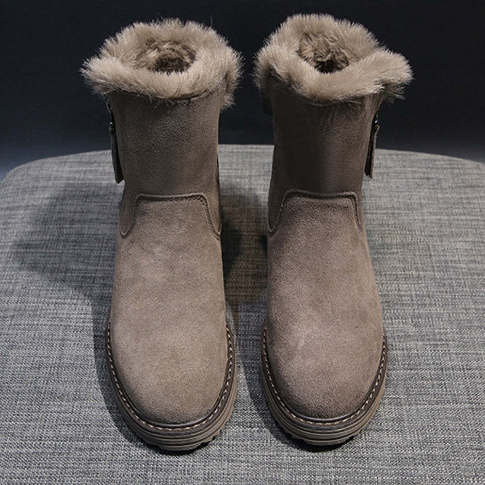 Neue, lässige, verdickte warme Damenstiefel für den Winter