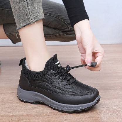 Winter-Damen-Schuhe aus samtverdickter weicher Sohle aus warmer Baumwolle