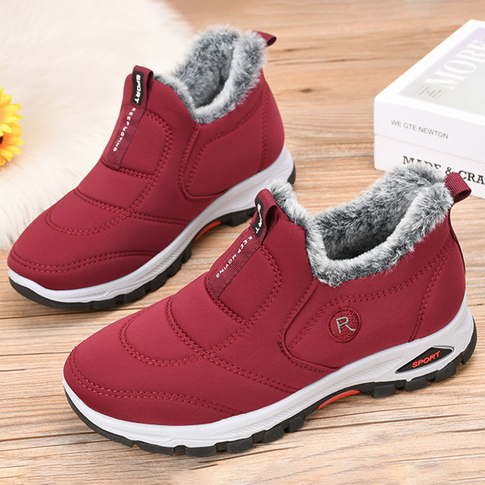 Warme Fleece-Schneestiefel