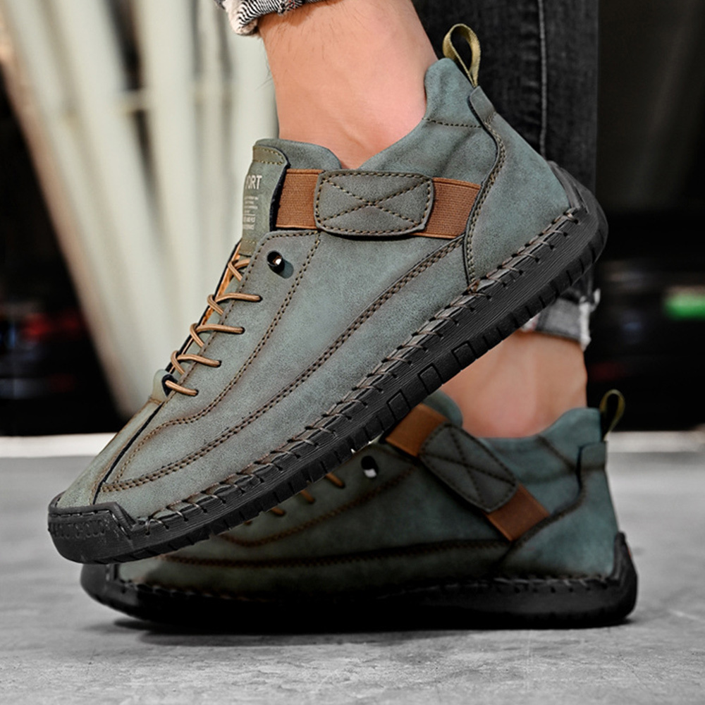 Outdoor-Freizeitstiefel aus Leder für Herren