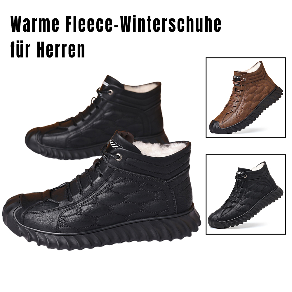 Warme Herren-Schneeschuhe aus Fleece für den Winter