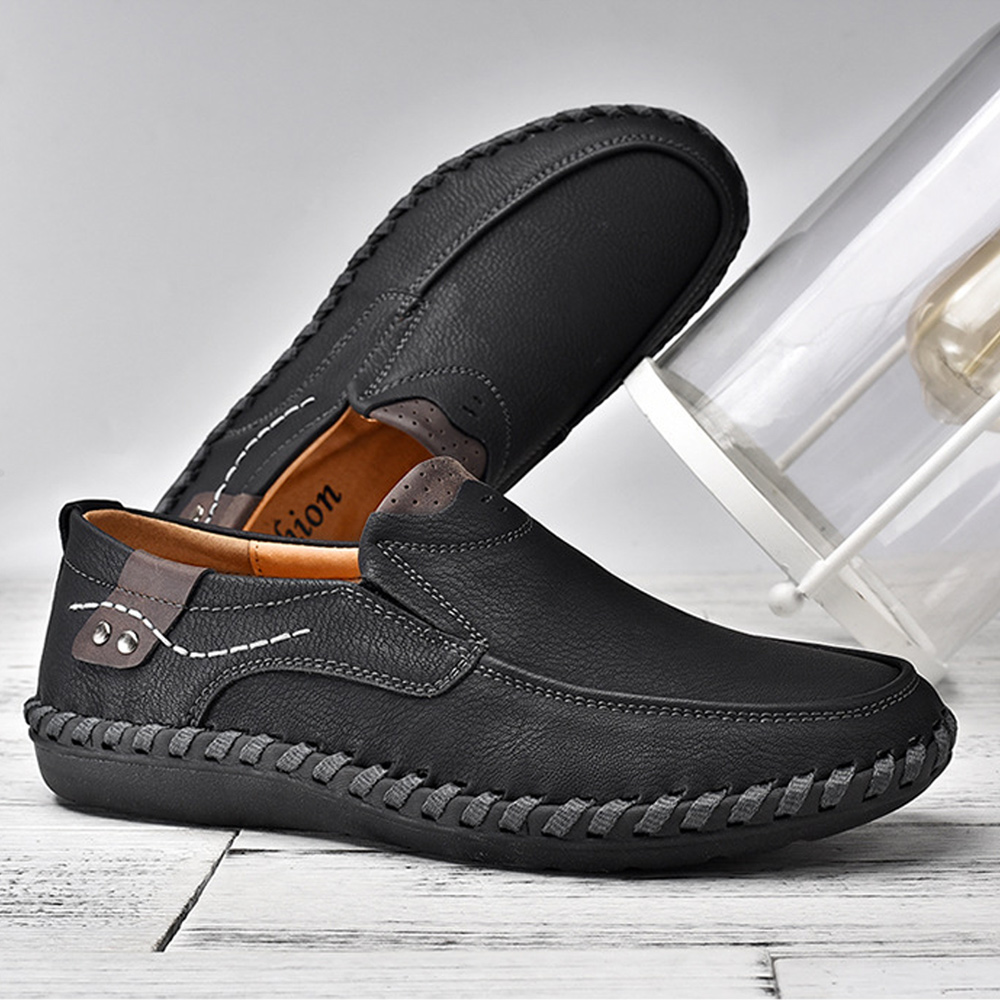 Neue handgefertigte Herren-Freizeitschuhe mit weicher Sohle