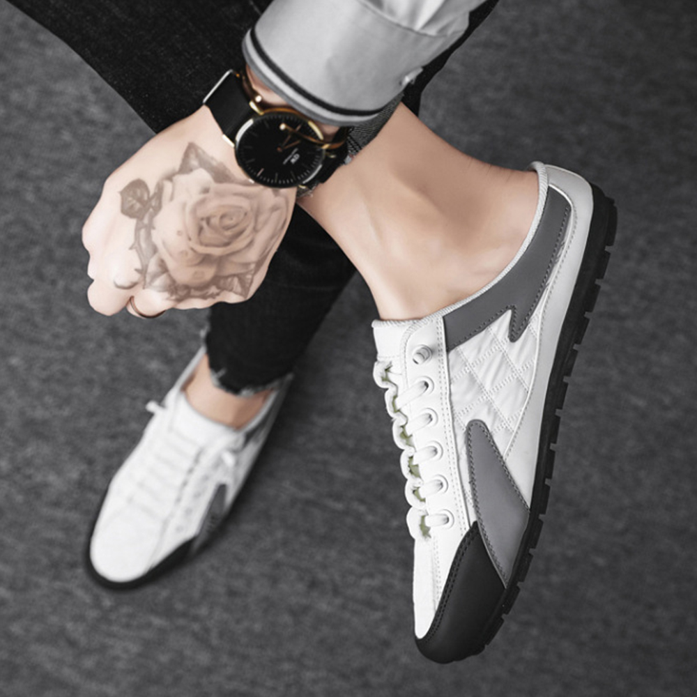 Leichte, atmungsaktive, rutschfeste, flache Semi-Trail-Freizeitschuhe für Herren