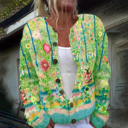 🔥Abverkauf!!!🔥 Strickjacke aus isländischer Wolle (2 Stücke 5% Rabatt und Kostenloser Versand)