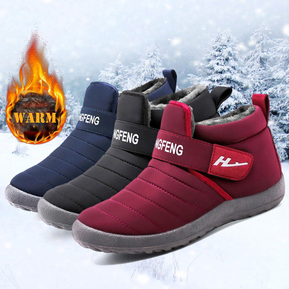 Winter warme Baumwollstiefel verdickte Schneestiefel
