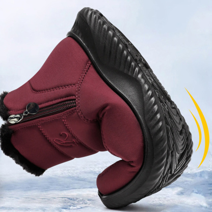 Winterwarme High-Top-Schuhe aus verdickter Samtbaumwolle für Männer und Frauen