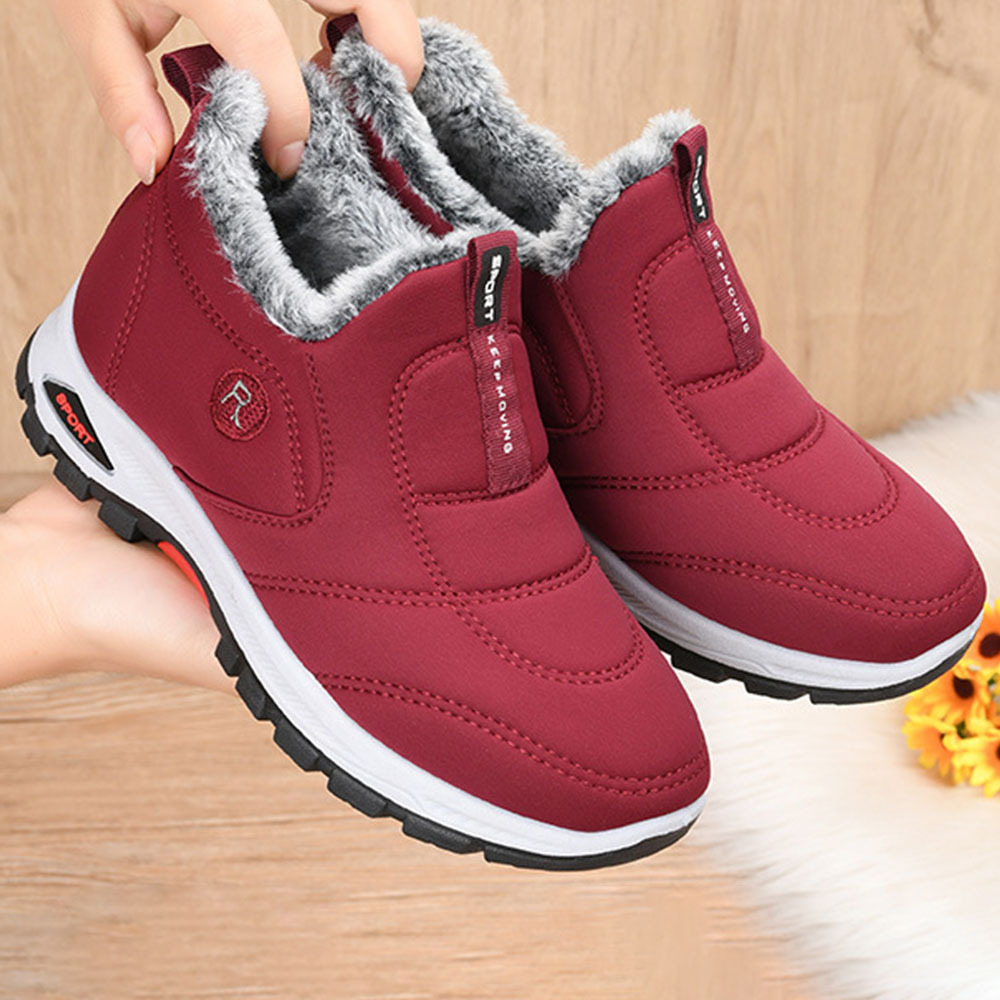 Warme Fleece-Schneestiefel