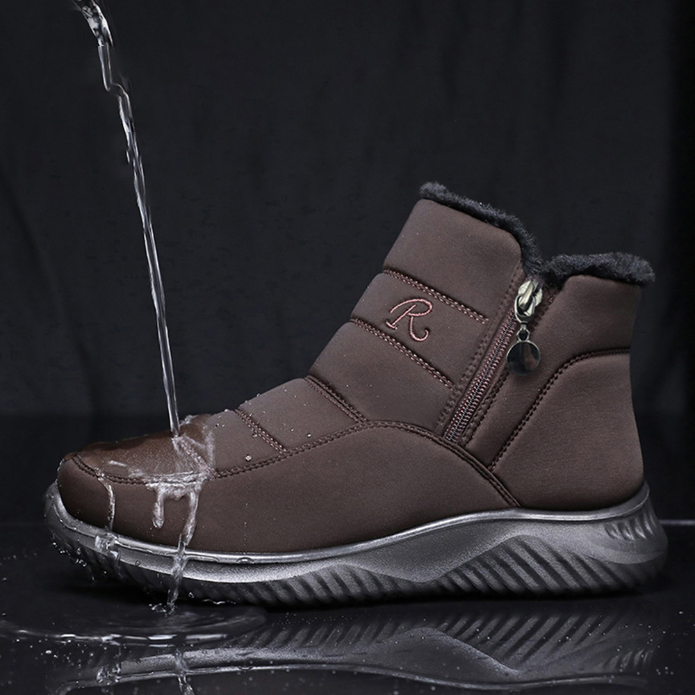 Winterwarme High-Top-Schuhe aus verdickter Samtbaumwolle für Männer und Frauen
